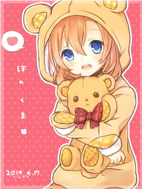kosaka honoka (love live! and 1 more) drawn by sakuramochi_n
