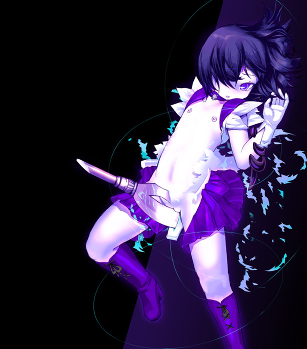 tomoe hotaru and sailor saturn (bishoujo senshi sailor moon) drawn by discozombie104