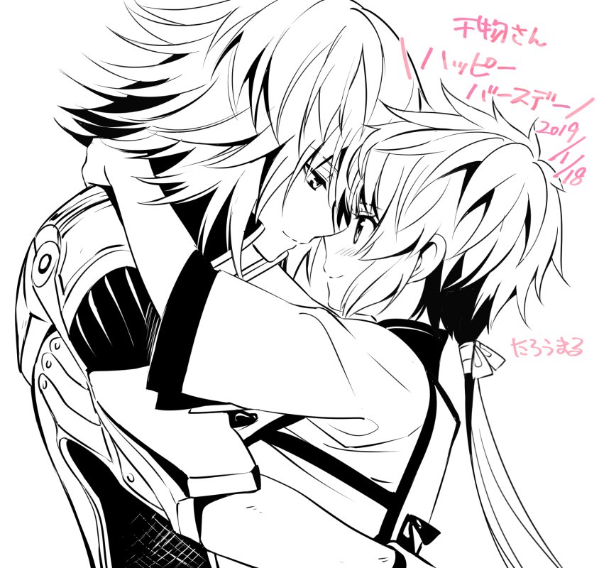 lora and jin (xenoblade chronicles and 2 more) drawn by taromarun