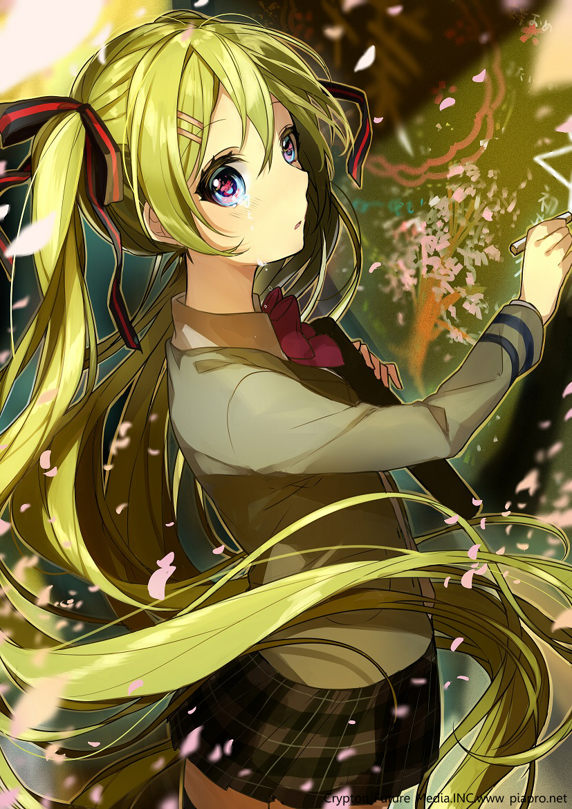 hatsune miku (vocaloid and 1 more) drawn by sogawa
