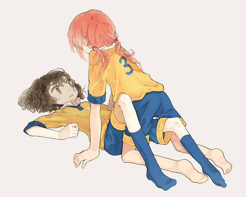 kirino ranmaru and shindou takuto (inazuma eleven and 1 more) drawn by nitanda_cona
