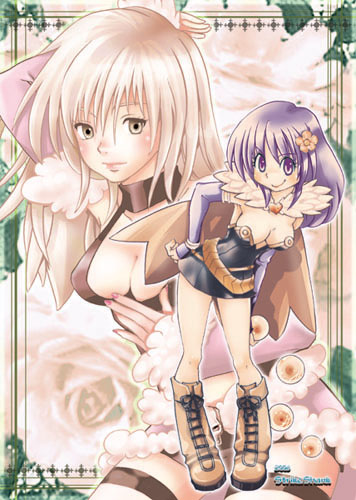 alchemist, stalker, and marine sphere (ragnarok online) drawn by john_(strike-shank)