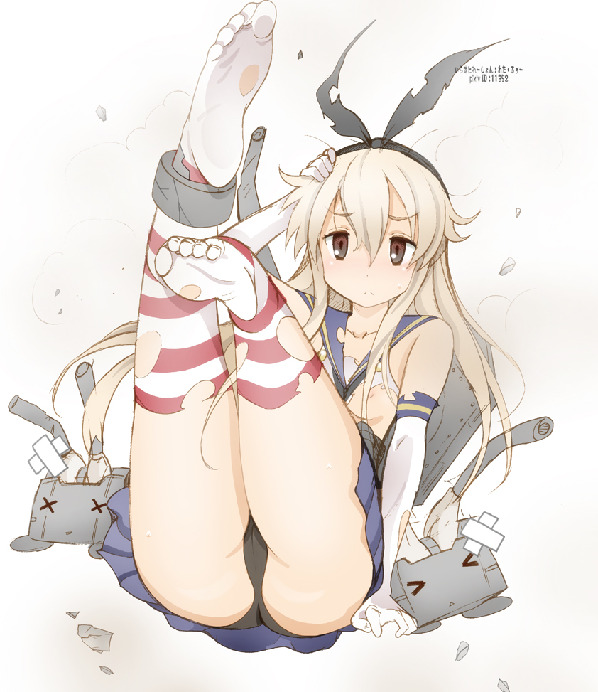shimakaze and rensouhou-chan (kantai collection) drawn by yamasaki_wataru