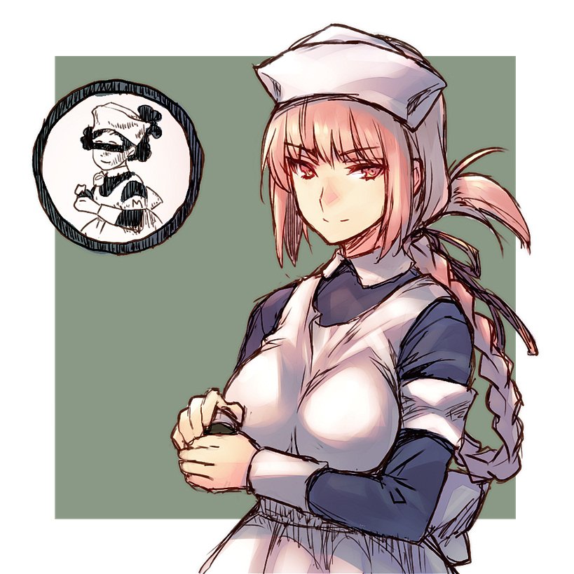 florence nightingale and little nurse (fate and 2 more) drawn by wanko_(takohati8)