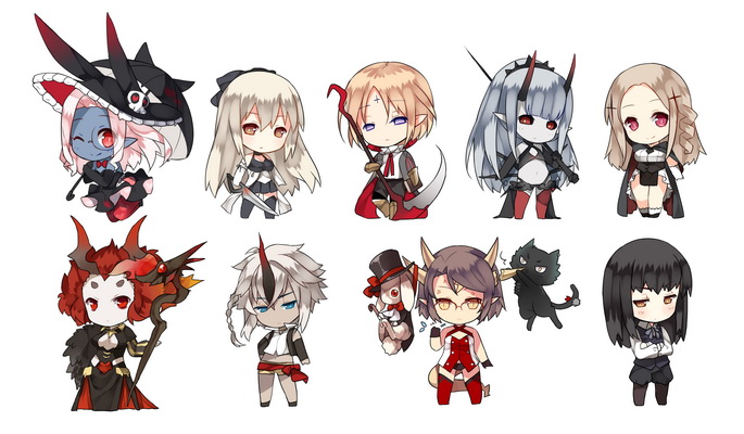 pixiv fantasia and 1 more drawn by saru