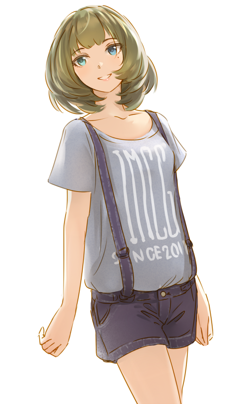 takagaki kaede (idolmaster and 1 more) drawn by dani-ikapi