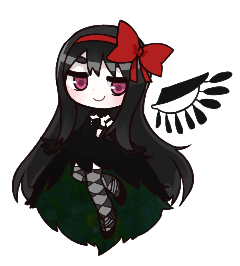 akemi homura and akuma homura (mahou shoujo madoka magica and 1 more) drawn by fc_(efushii)