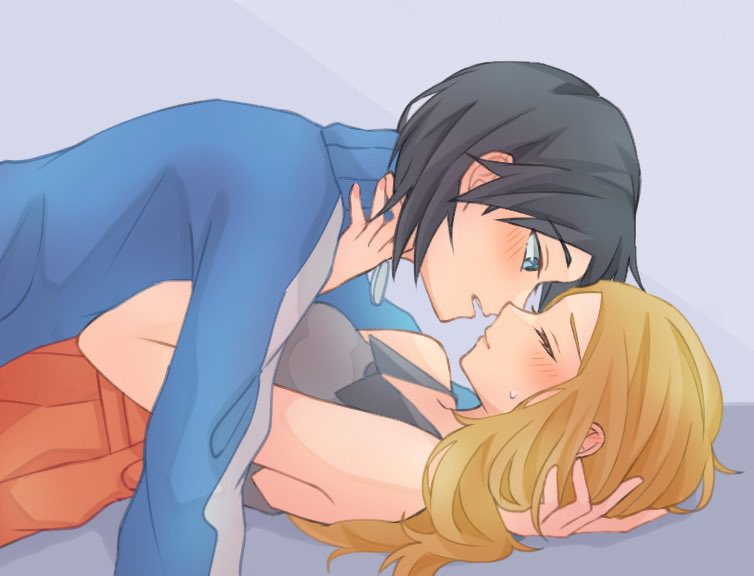 serena and calem (pokemon and 1 more) drawn by rain_(tonight_862)