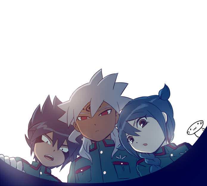 mistorene callus, baddap sleed, and eska bamel (inazuma eleven) drawn by mizuhara_aki