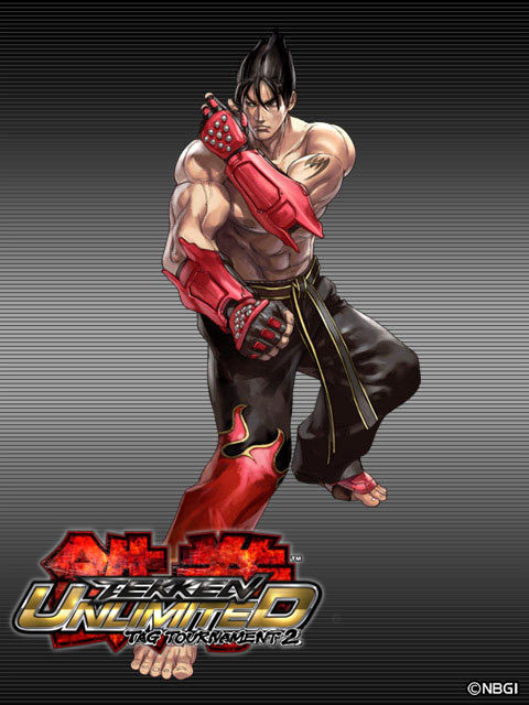 kazama jin (tekken and 2 more) drawn by junny