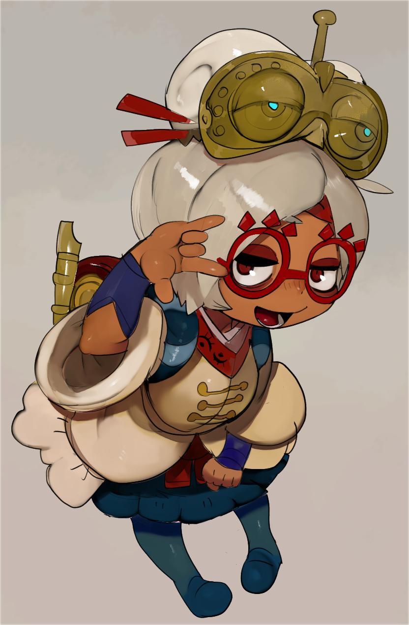 purah (the legend of zelda and 1 more) drawn by raichiyo