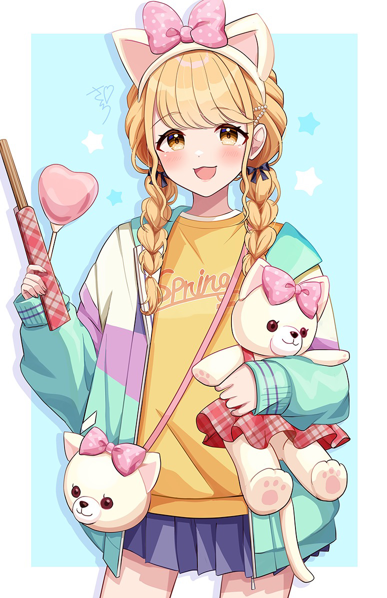 fujita kotone (idolmaster and 1 more) drawn by sakura_ran