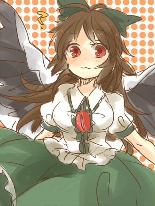 reiuji utsuho (touhou) drawn by zawameki
