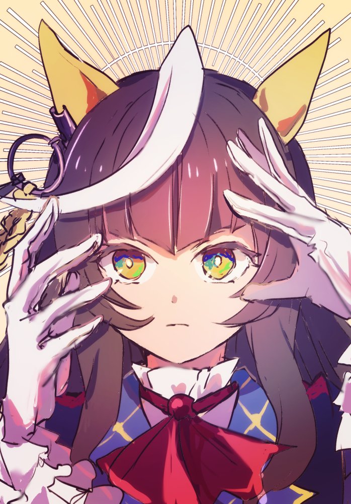 calstone light o (umamusume) drawn by kobuta_(morino_kakuri)