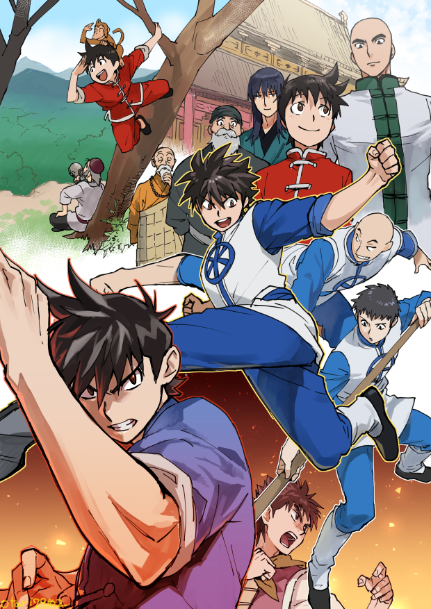 chinmi, goku, shifan, tan tan, riki, and 5 more (tekken chinmi) drawn by indesign