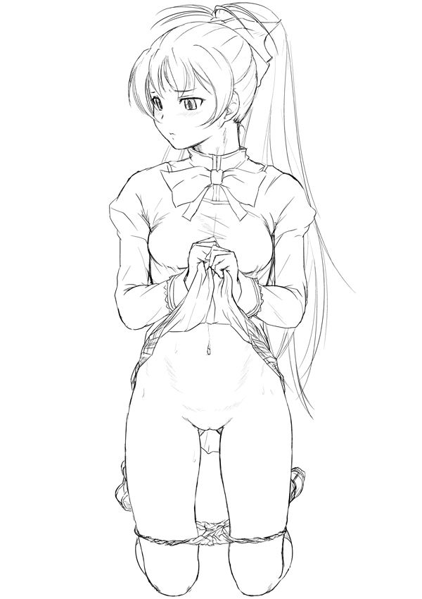 sakura kyoko (mahou shoujo madoka magica) drawn by doku_sasori
