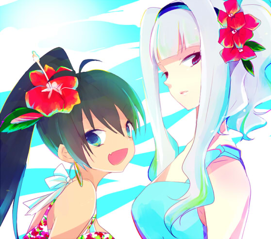 shijou takane and ganaha hibiki (idolmaster) drawn by natsume_(yukihime)