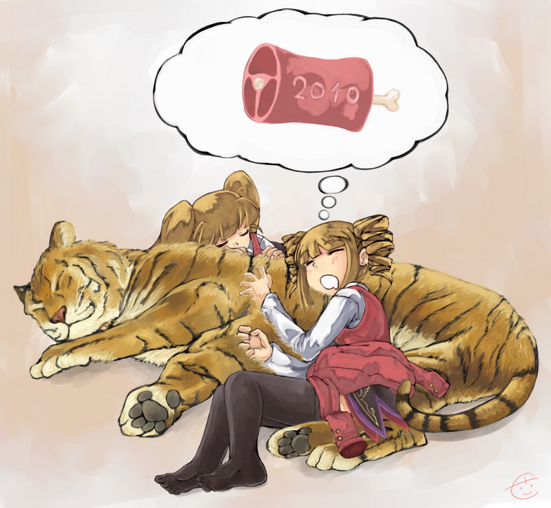 asmodeus and beelzebub (umineko no naku koro ni) drawn by rayno