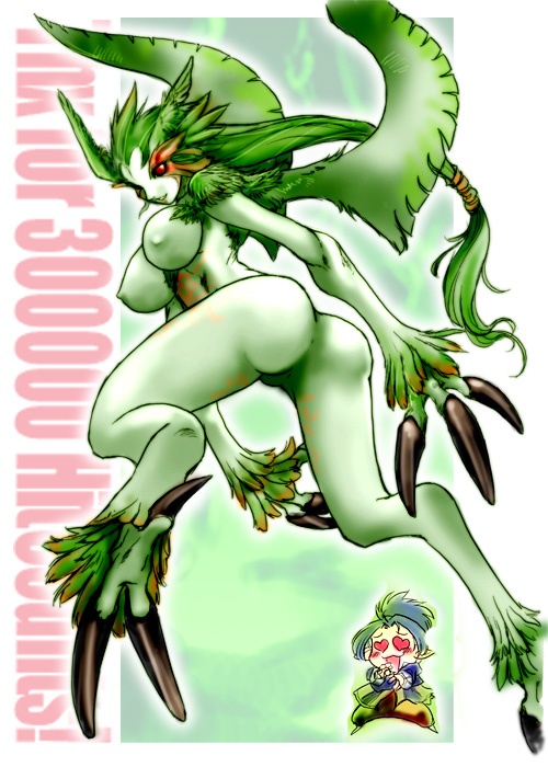 adventurer and garuda (final fantasy and 1 more) drawn by tomotsuka_haruomi