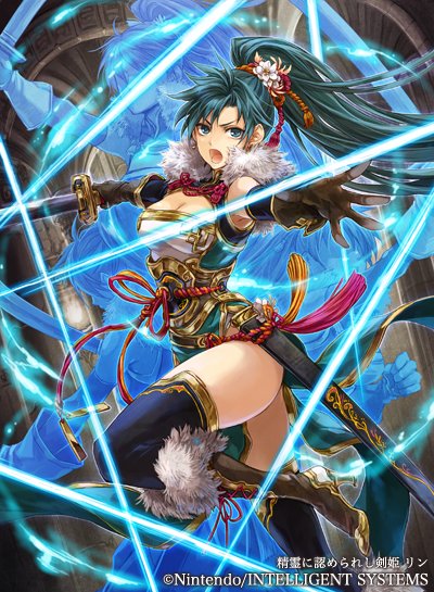 lyn (fire emblem and 2 more) drawn by hagiya_kaoru