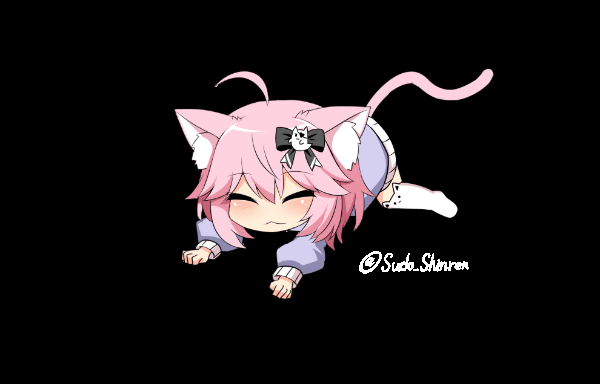 nyatasha nyanners (indie virtual youtuber) drawn by sudou_noboru