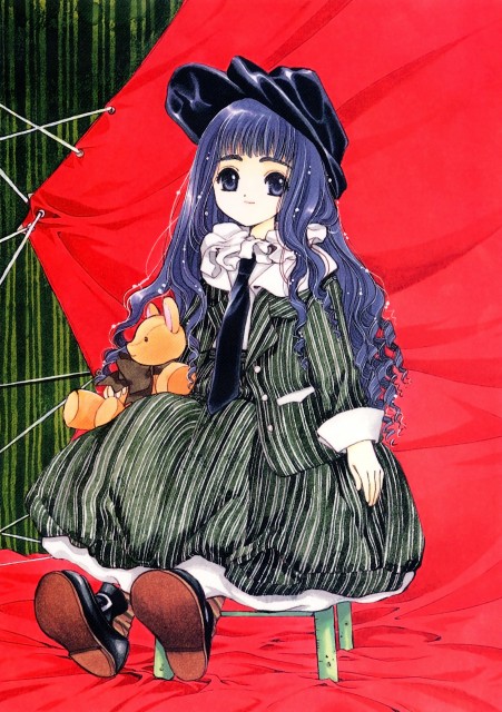 daidouji tomoyo (cardcaptor sakura) drawn by clamp_(circle)