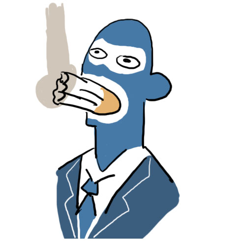 spy and blu spy (team fortress 2) drawn by 22_(tak_ja)