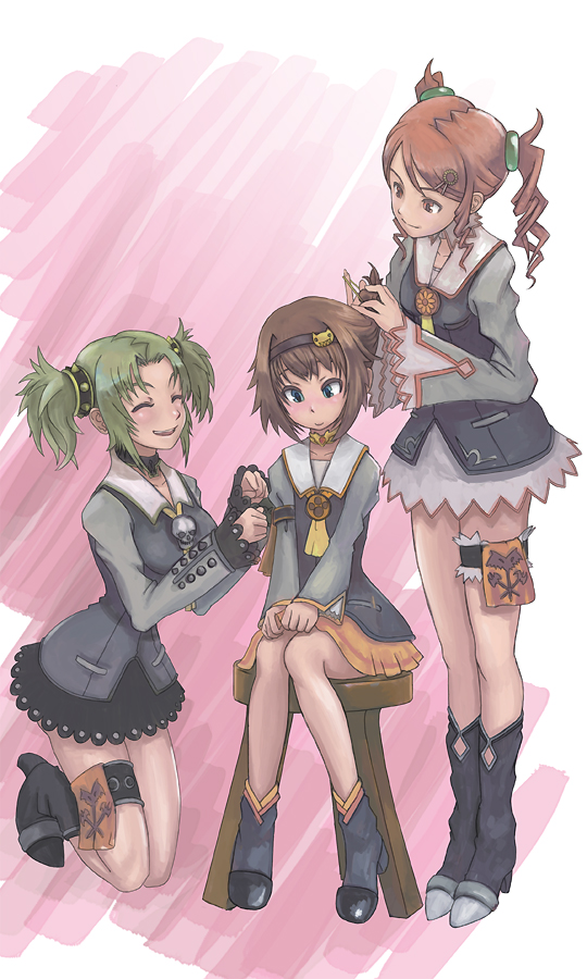 rita mordio, droite, and gauche (tales of and 1 more) drawn by motsu_rebaa