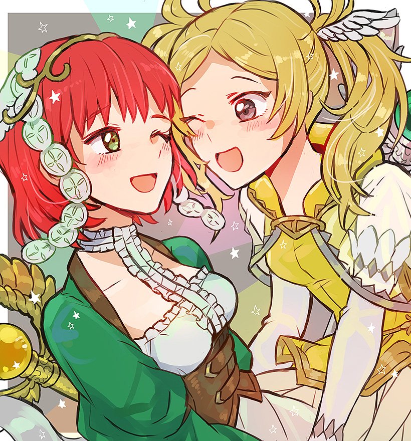 lissa and priscilla (fire emblem and 3 more) drawn by noshima