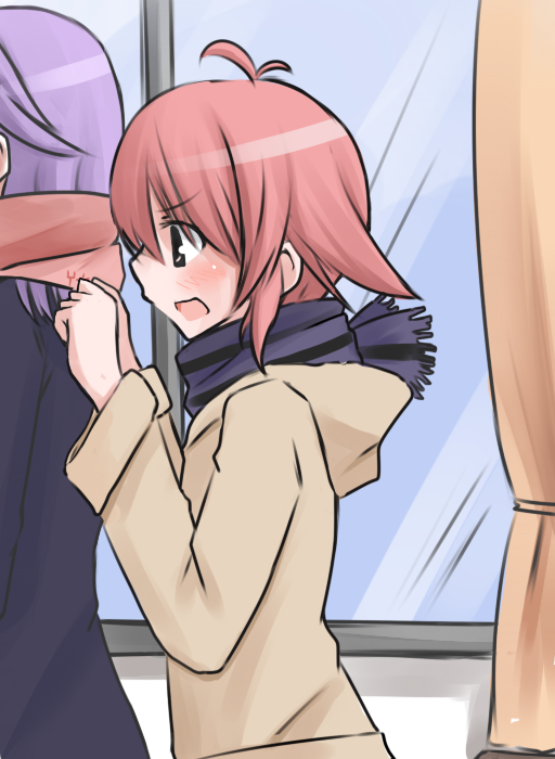 kajiki yumi and kanbara satomi (saki) drawn by hakusen-hiki