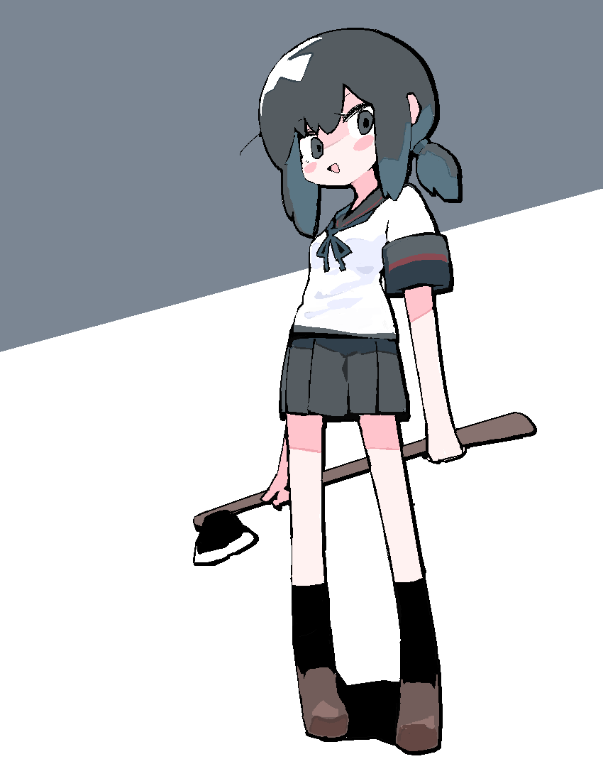 fubuki and fubuki kai ni (kantai collection) drawn by bb_15hz