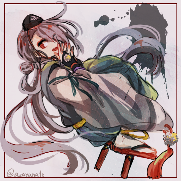 ima-no-tsurugi (touken ranbu) drawn by azzz_(7334080)