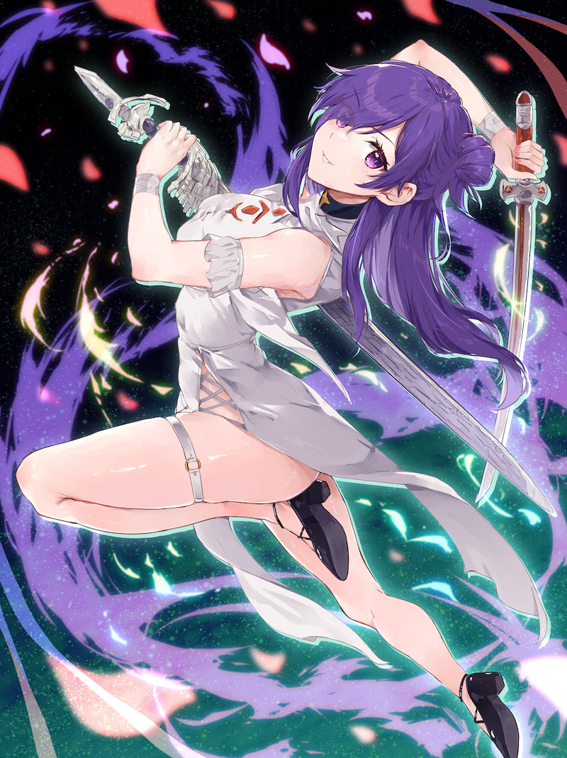 female shez and arval (fire emblem and 2 more) drawn by yuuri_(orz_commushows)