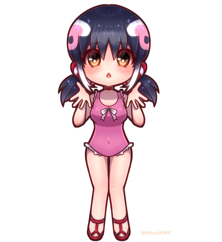 african penguin (kemono friends and 1 more) drawn by hikarikmy