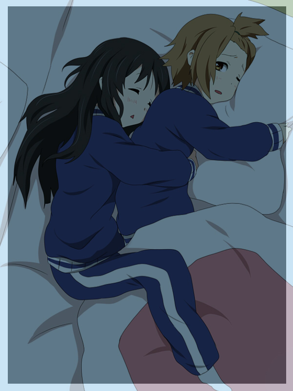 akiyama mio and tainaka ritsu (k-on!) drawn by ikari_manatsu