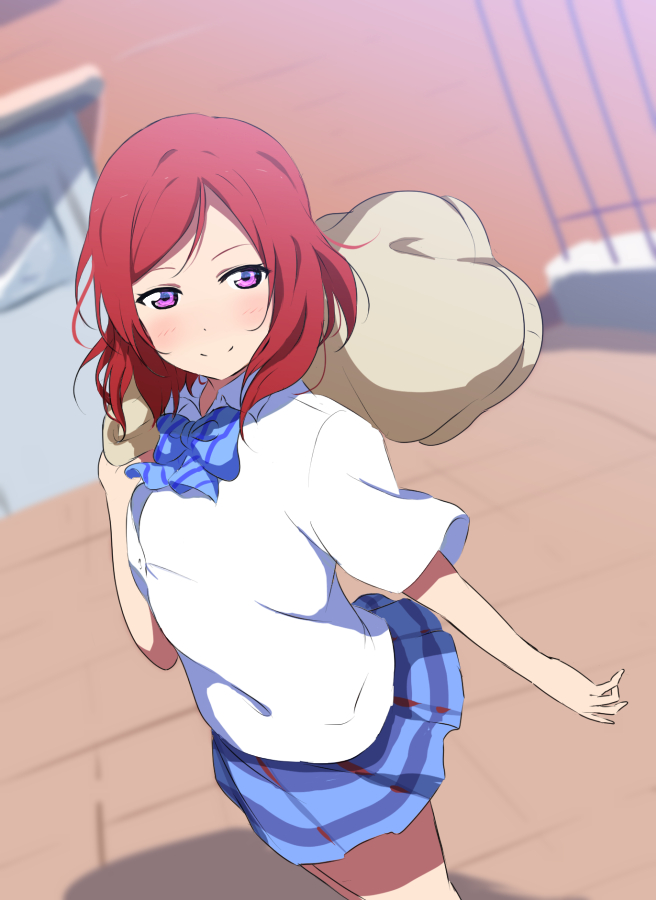 nishikino maki (love live! and 1 more) drawn by icehotmilktea