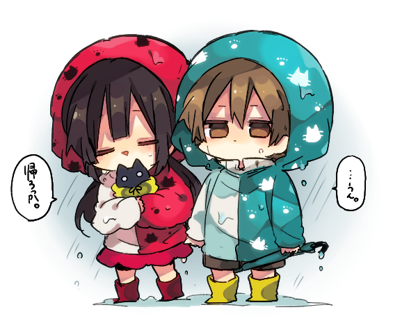 amamiya hibiya and asahina hiyori (kagerou project) drawn by kaho_0102