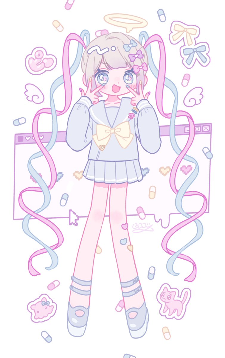 chouzetsusaikawa tenshi-chan (needy girl overdose) drawn by nicogoly