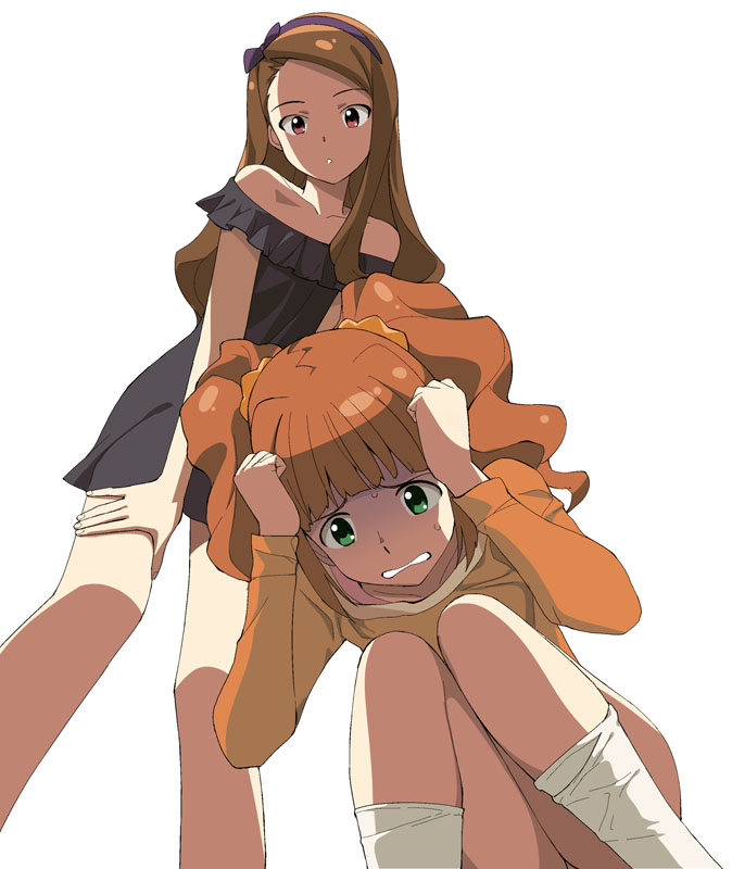 minase iori and takatsuki yayoi (idolmaster) drawn by a1_(initial-g)