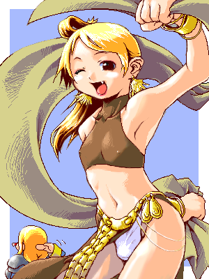 agrias oaks, ramza beoulve, and dancer (final fantasy and 1 more) drawn by mikuni_aoi