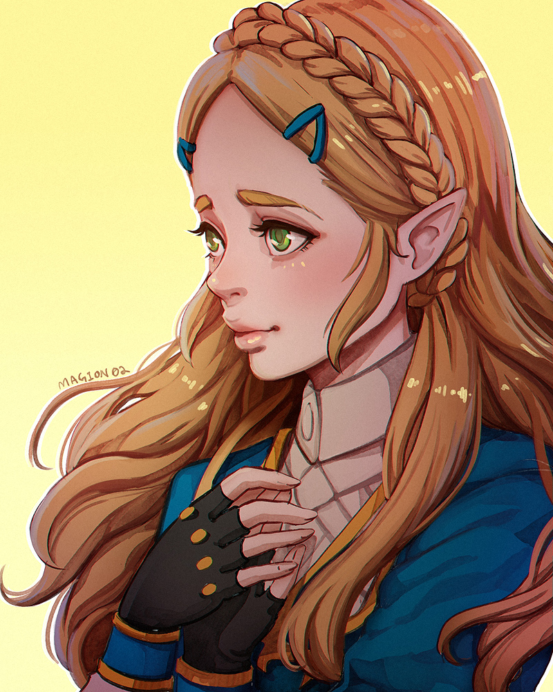 princess zelda (the legend of zelda and 1 more) drawn by magion02