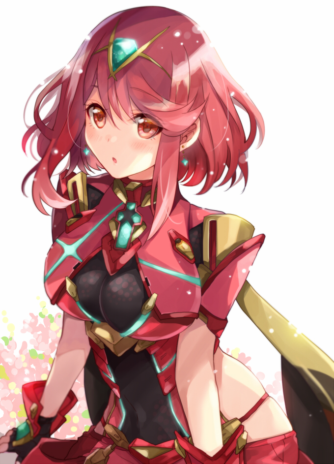pyra (xenoblade chronicles and 1 more) drawn by konoha2014
