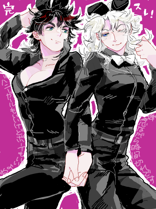 joseph joestar and caesar anthonio zeppeli (jojo no kimyou na bouken and 1 more) drawn by michiru_(amphibian)