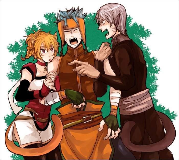 ranulf, lyre, and kyza (fire emblem and 1 more) drawn by sudachips