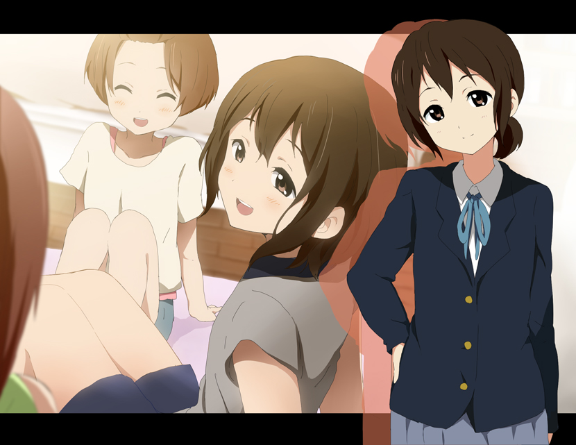 koiso tsukasa and tsuchiya ai (k-on!) drawn by kakiuchi_itsuki