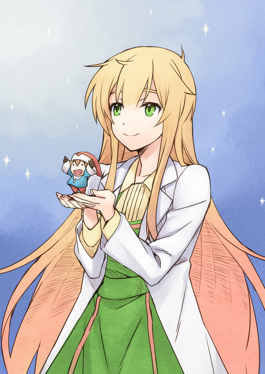 watashi and fairy (jinrui wa suitai shimashita) drawn by matsuryuu