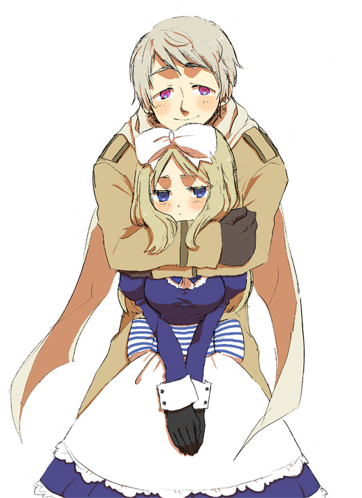 russia and belarus (axis powers hetalia) drawn by inuneko_(dcwn)