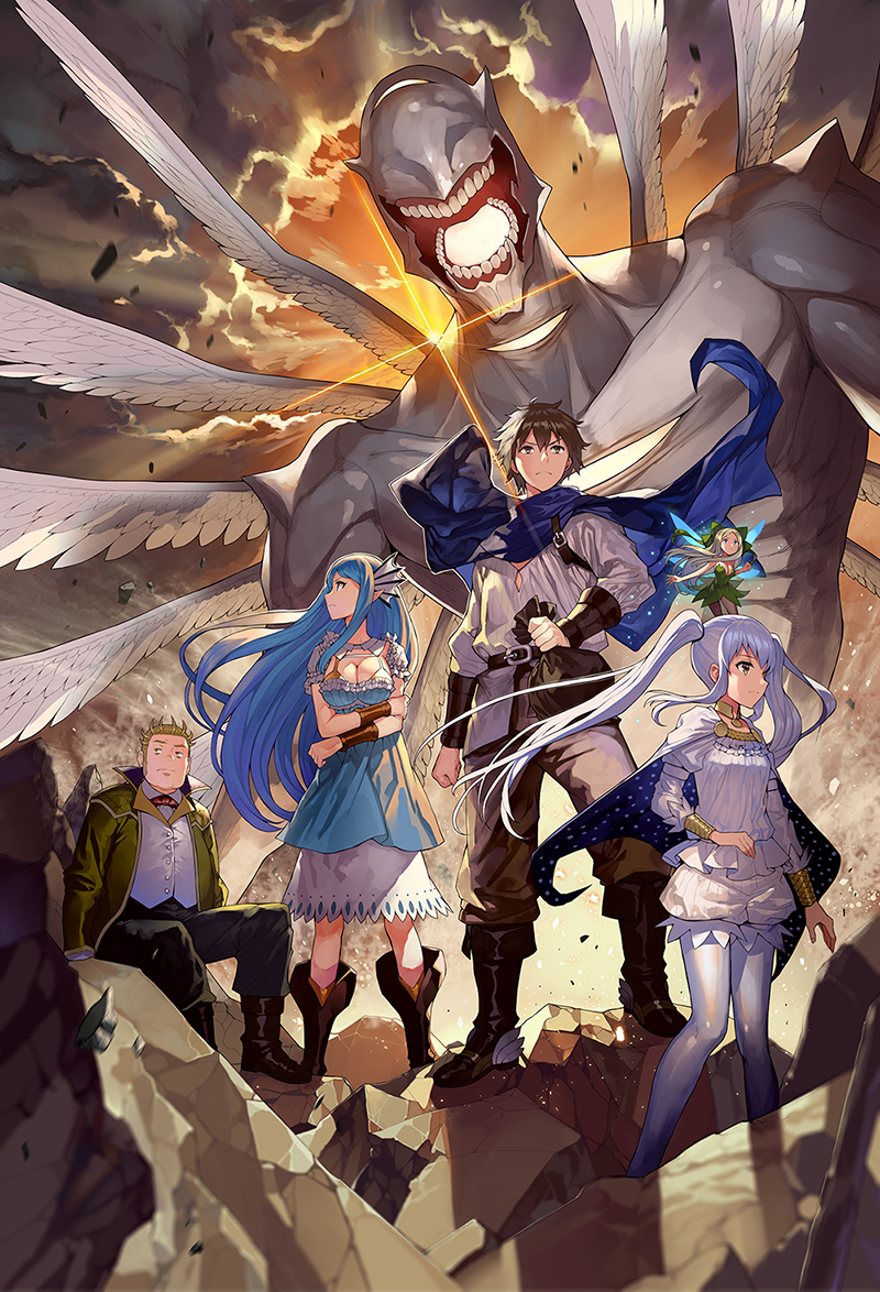 sugai shin'ichi, mary, and sylph (hangyaku no yuusha to dougu-bukuro) drawn by gaou_(umaiyo_puyoman)