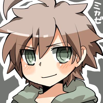 naegi makoto (danganronpa and 1 more) drawn by rebecca_(keinelove)