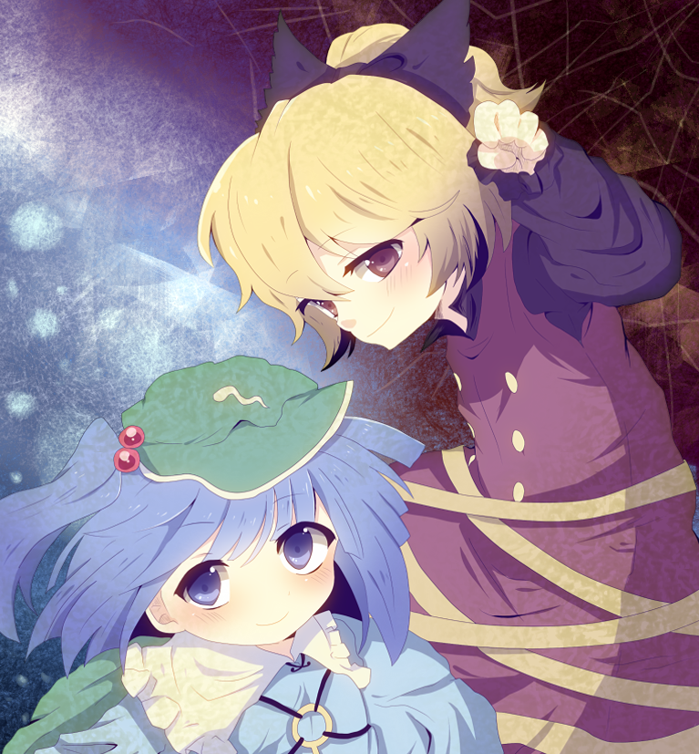 kawashiro nitori and kurodani yamame (touhou) drawn by mari_audio